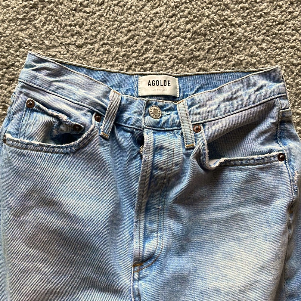 Agolde Riley Jeans Distressed - Picture 2 of 7